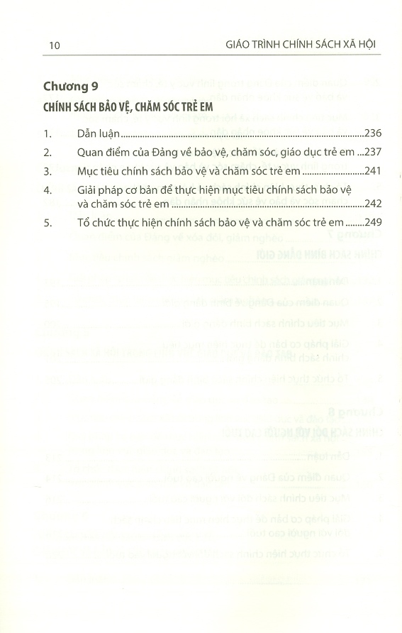 Giáo Trình Chính Sách Xã Hội