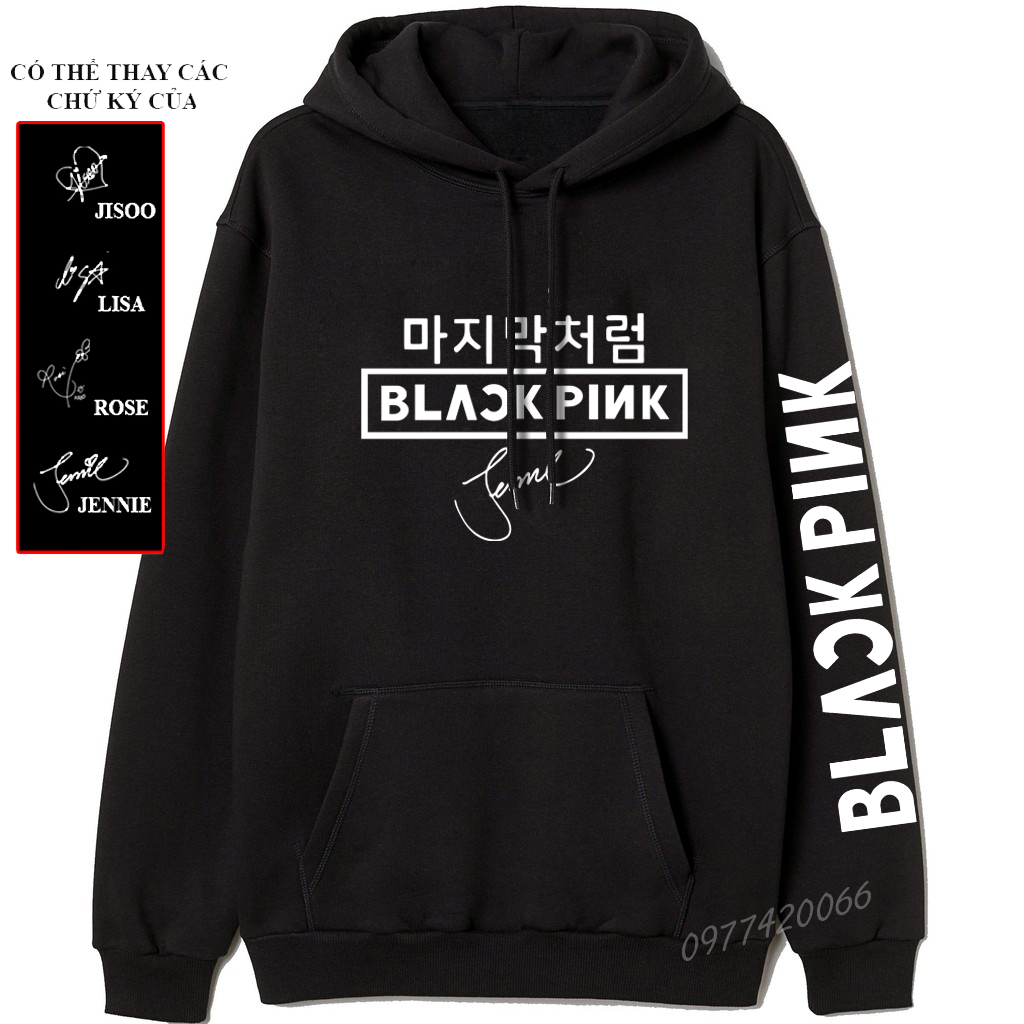 Áo hoodie Blackpink