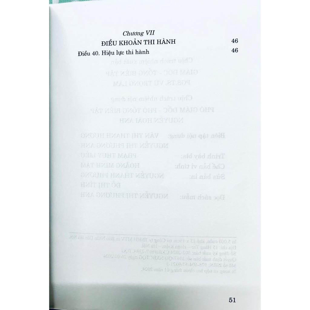 Sách - Luật Quốc Phòng (Hiện Hành) (Sửa Đổi Năm 2023) - NXB Chính Trị Quốc Gia