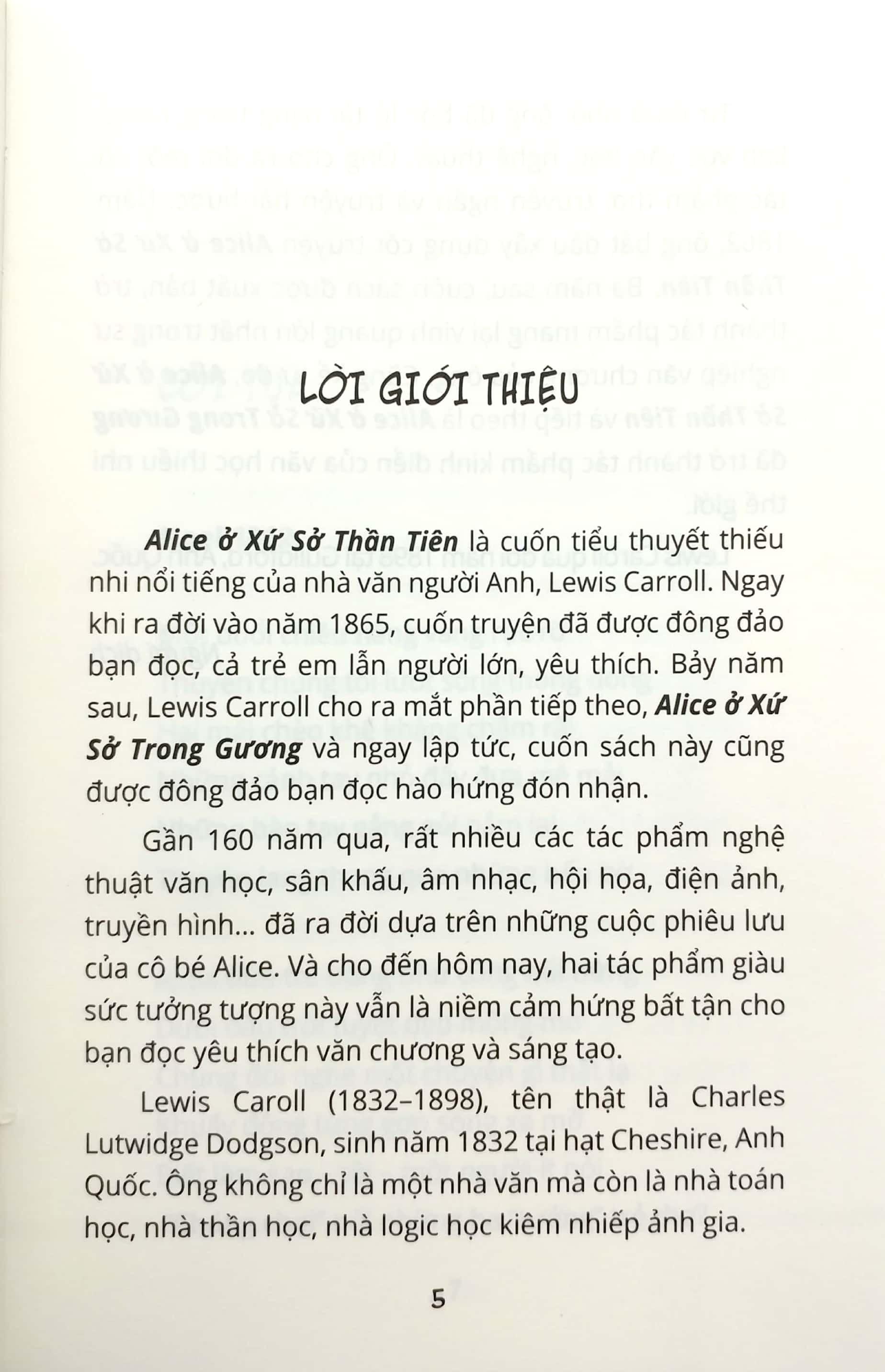Sách - Tác Phẩm Chọn Lọc - Văn Học Anh - Alice Ở Xứ Sở Thần Tiên (Tái Bản 2024)