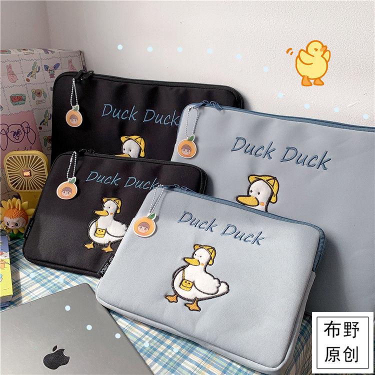 Vịt Dễ Thương Ốp Lưng Máy Tính Bảng Dành Cho Ipad Pro 11 12.9 Lớp Lót Túi Chống Sốc Bảo Vệ Laptop 13 Inch Xách Tay Máy Tính Lưu Trữ túi