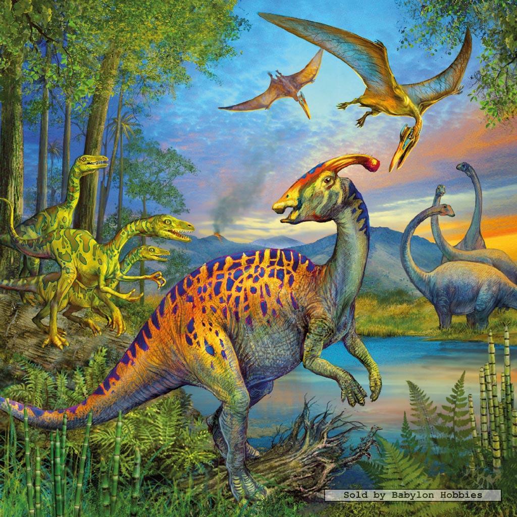 Xếp hình puzzle Dinosaur Fascination 3 bộ 49 mảnh RAVENSBURGER RV093175