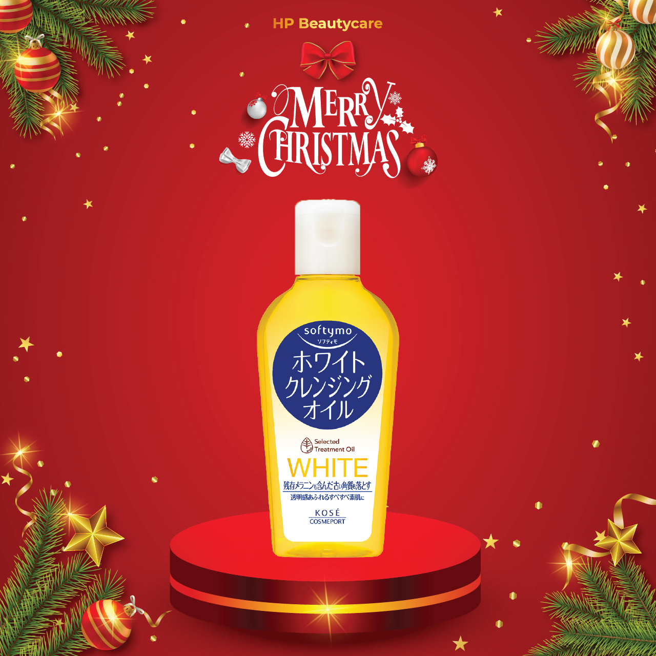 Dầu Tẩy Trang Dưỡng Trắng Da Kosé Softymo White Cleansing Oil NC