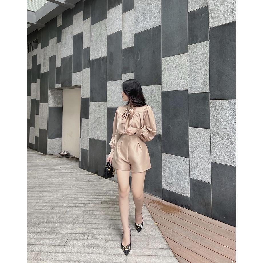 BBSTORE'S Áo Sơ Mi Công Sở Cột Nơ Cổ Cực Xinh -A1104