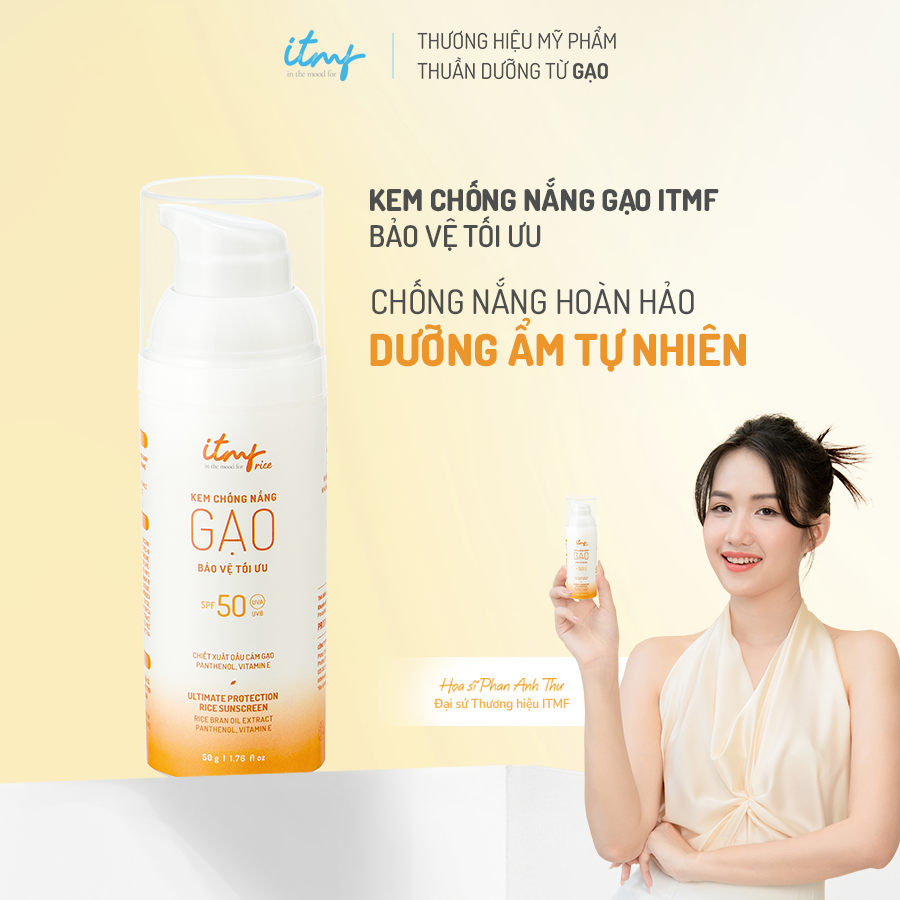 Kem Chống Nắng Gạo Bảo Vệ Tối Ưu 50g