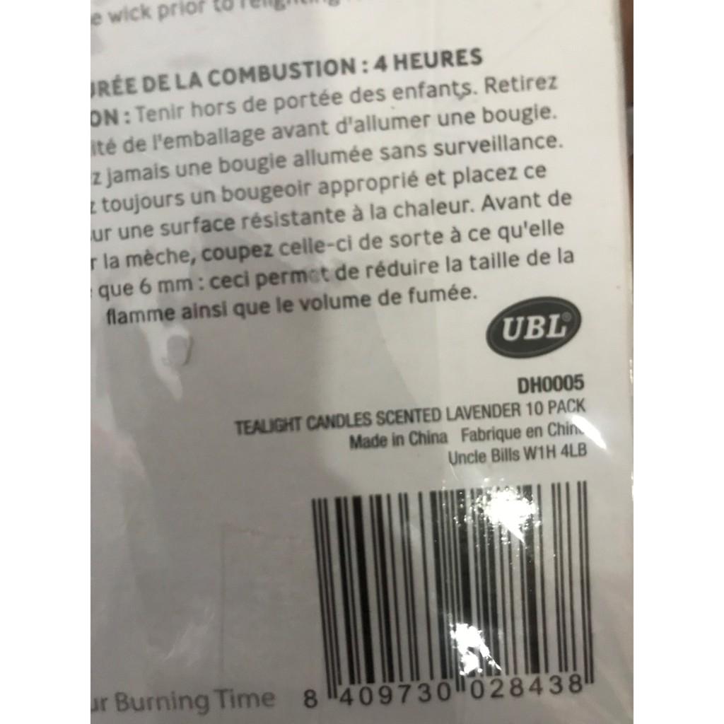 10 Cây Nến Hương Tròn Nhỏ 14g Uncle Bills DH0005