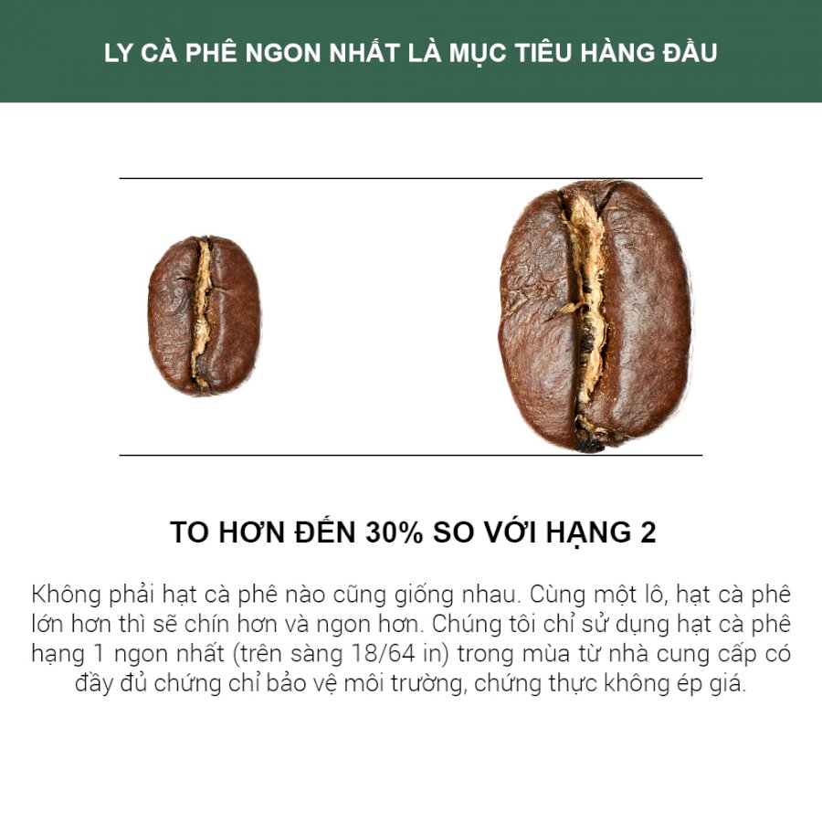 Combo 02 Bao Cà Phê Bột Rang Xay Hạng 1 sàng 18/64 in Tổng Trọng Lượng 440g THUNDER No.2 - 1864 CAFÉ