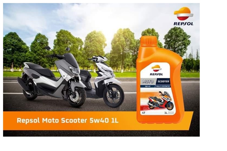 Nhớt xe tay ga Repsol Moto Scooter 5w40 1L