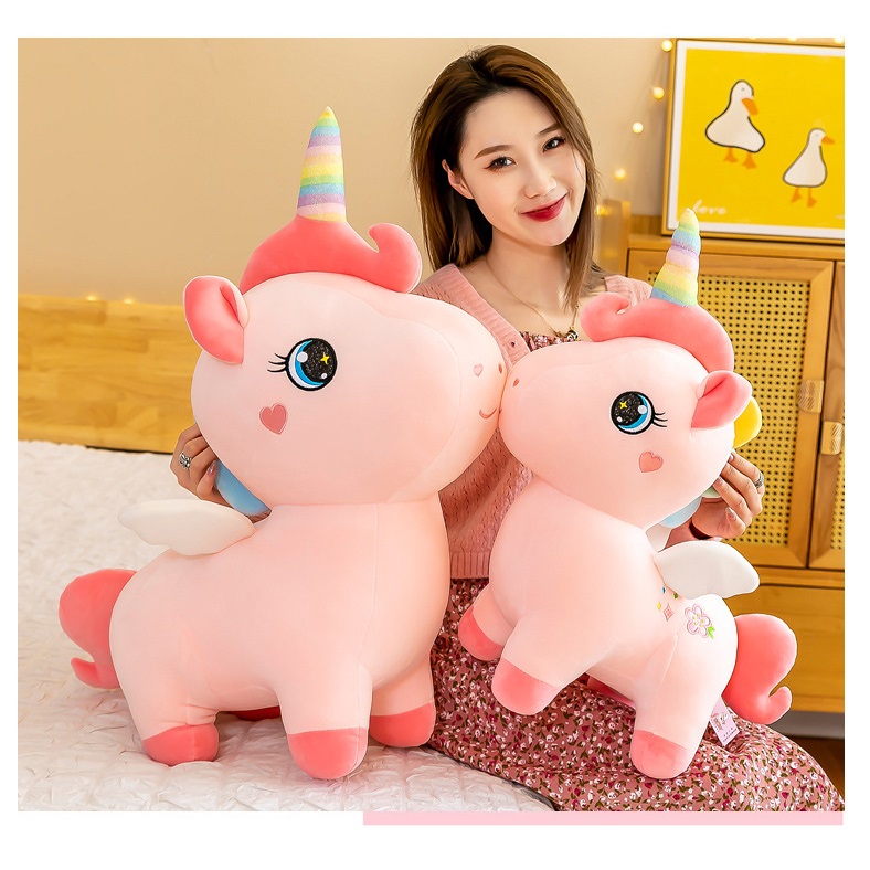 Gấu bông kỳ lân - Ngựa Unicorn cao cấp