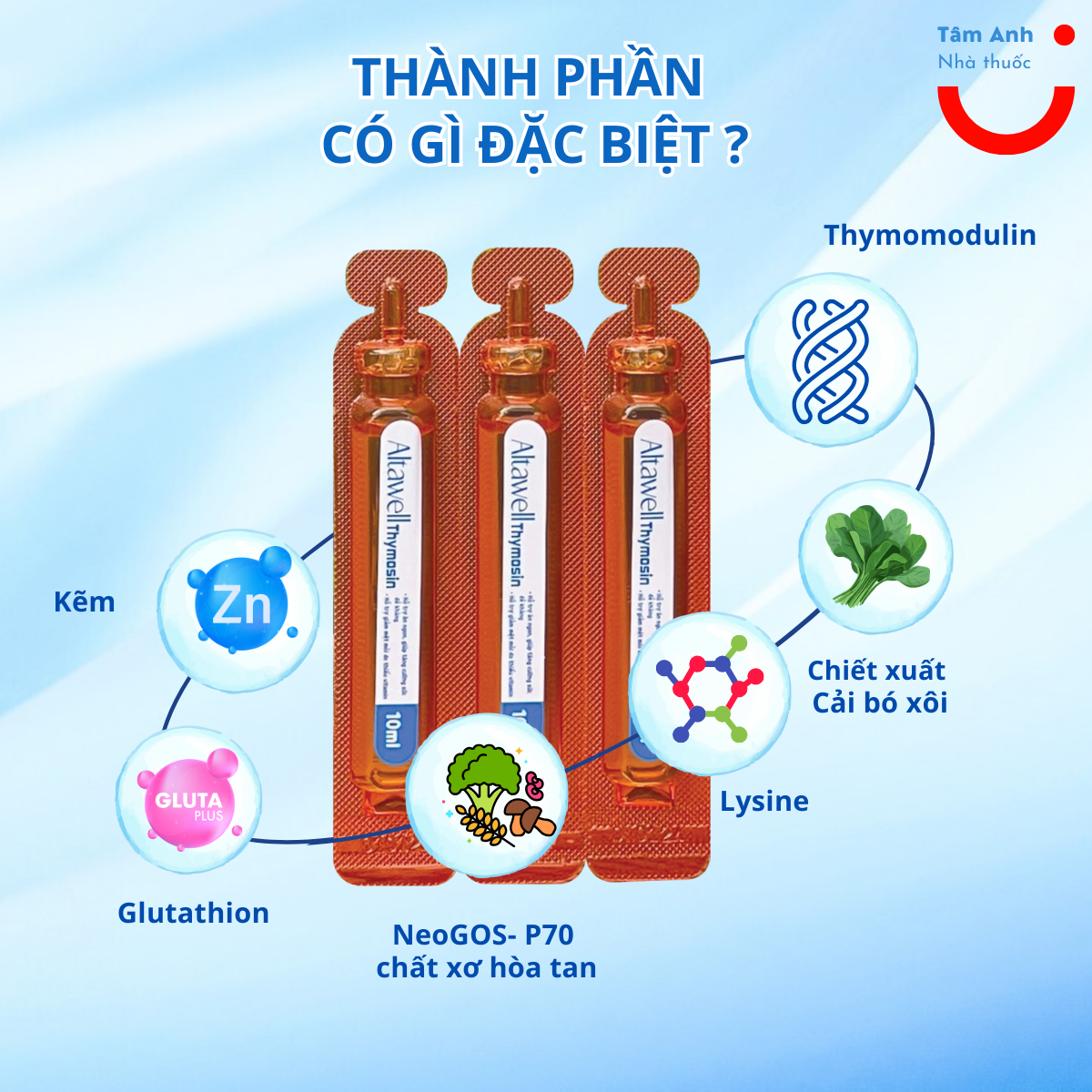 Altawell Thymosin hỗ trợ bé ăn ngon, tăng chiều cao cân nặng, tăng đề kháng, giảm ốm vặt