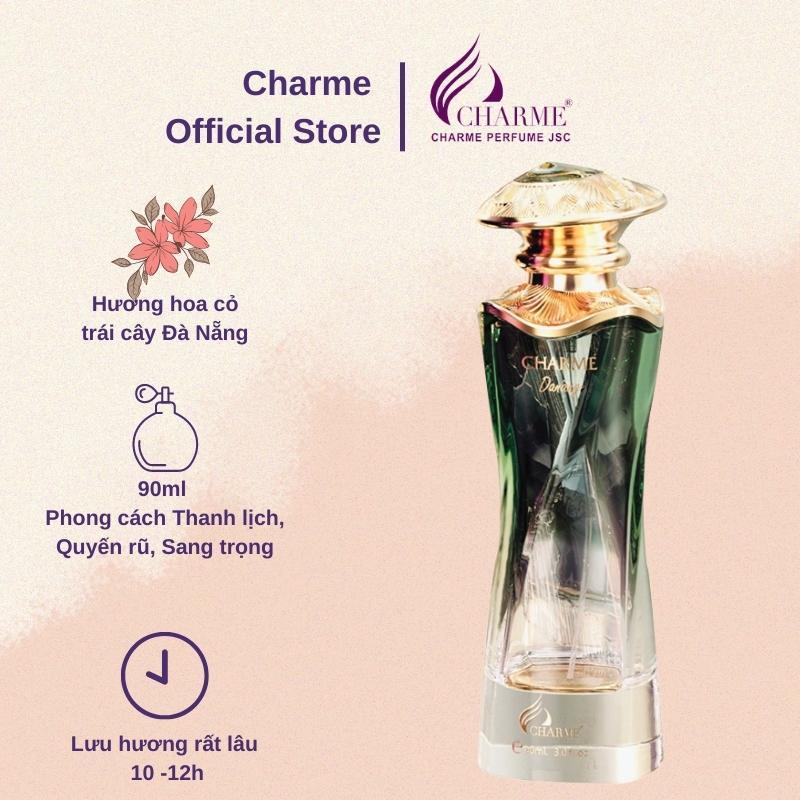 Nước hoa nữ cao cấp, Charme Danang, mang trọn tinh hoa trời đất, mùi hương lan tỏa mạnh mẽ, lưu hương lâu, 90ml