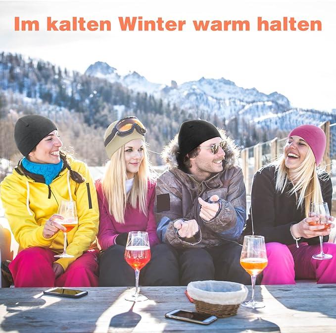 2pcs chạy mũ thể thao đàn ông đàn ông chạy mũ xe đạp chức năng mũ mùa đông ấm thở thoáng khí