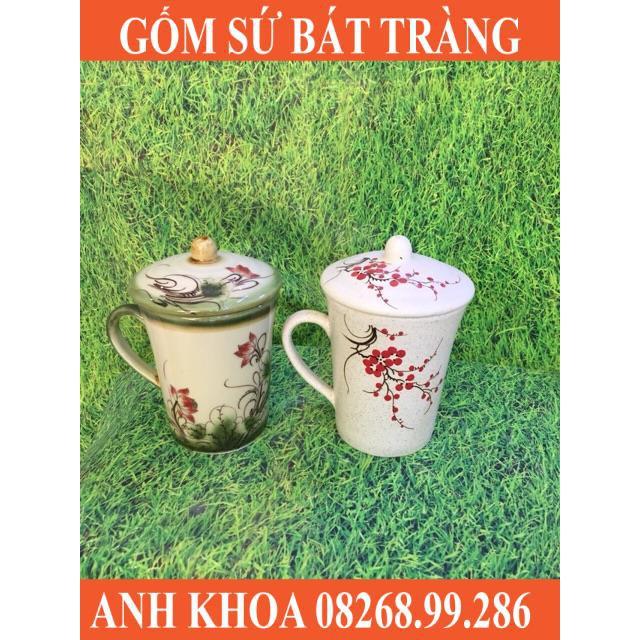 Cốc dáng cao 450ml - Gốm sứ Bát Tràng Anh Khoa