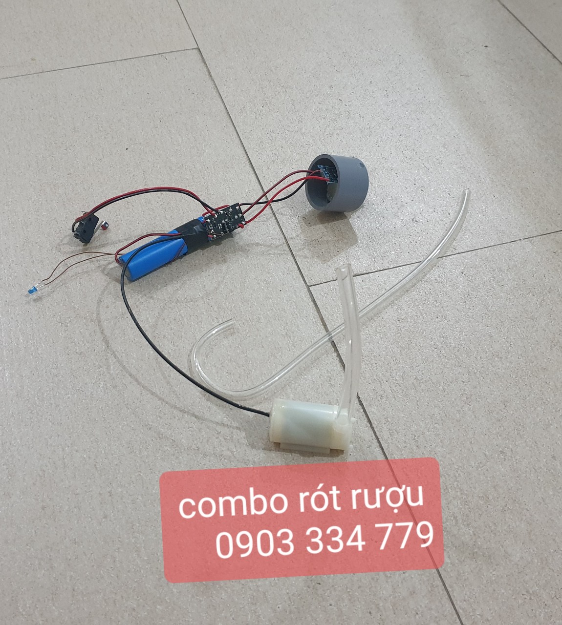 combo mạch máy rót ruou tự động ráp sẵn