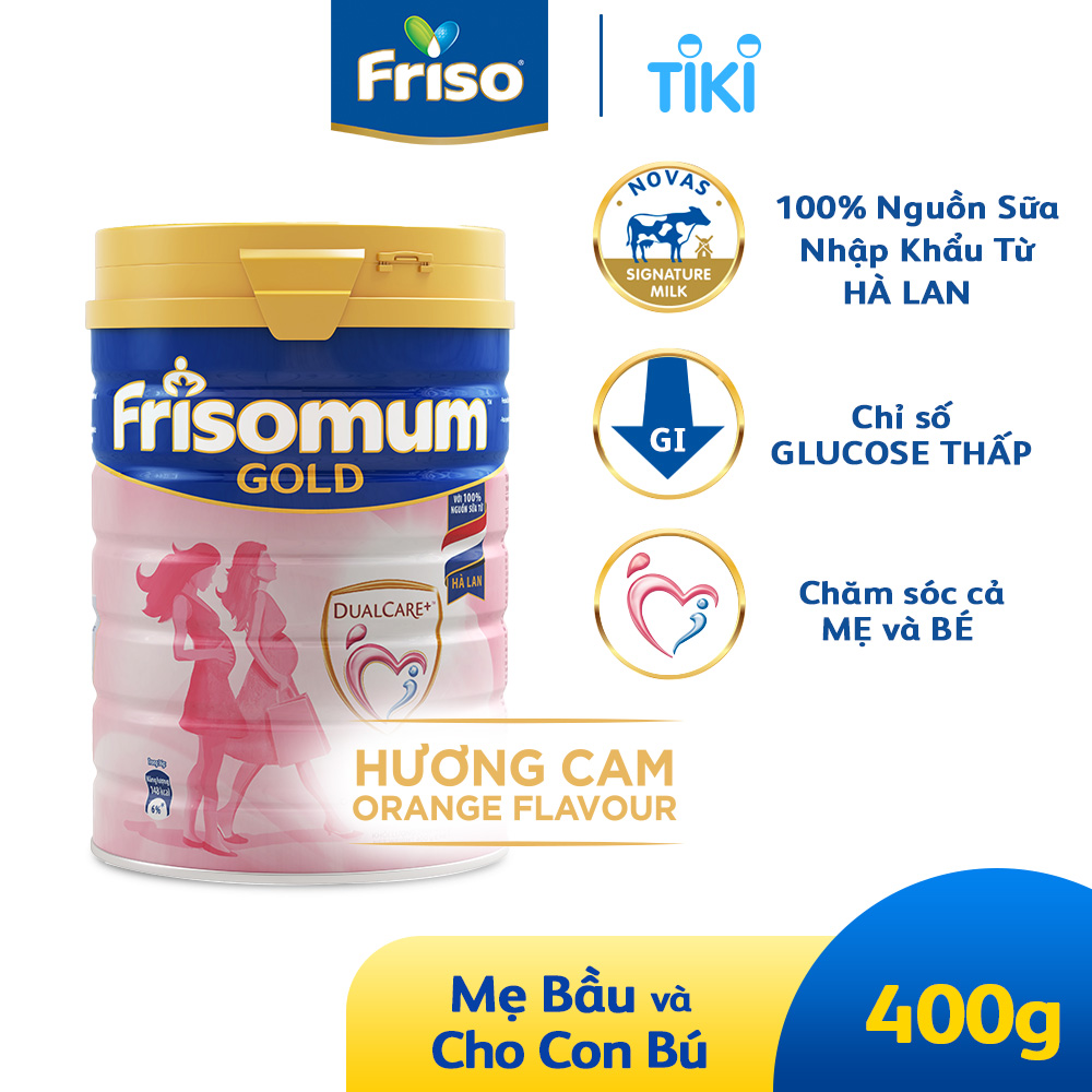 Sữa Bột Friso mum Gold Hương Cam (400g)