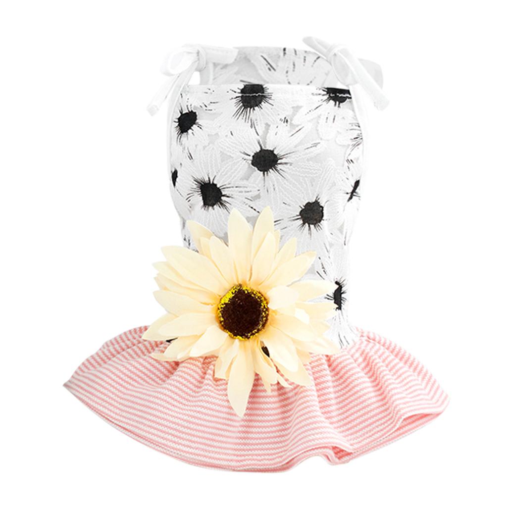 2xPet Dog Puppy Cotton Princess Dress Cute Skirt Clothes Dog Dress Supplies