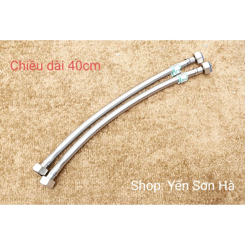 Dây cấp nước nóng lạnh lắp đặt cho bình nóng lạnh, bồn cầu, vòi lavabo chậu rửa mặt