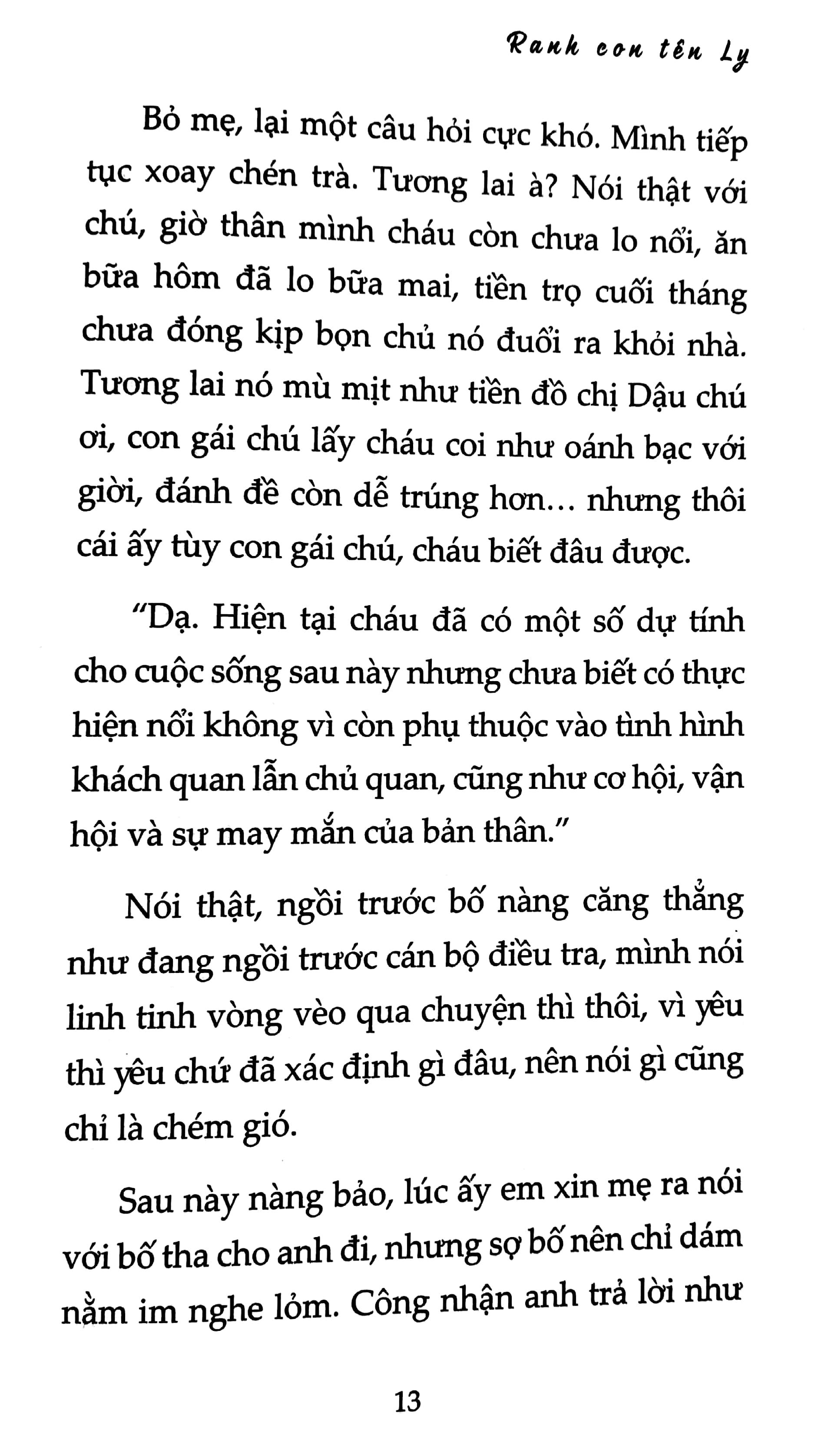 Ranh Con Tên Ly