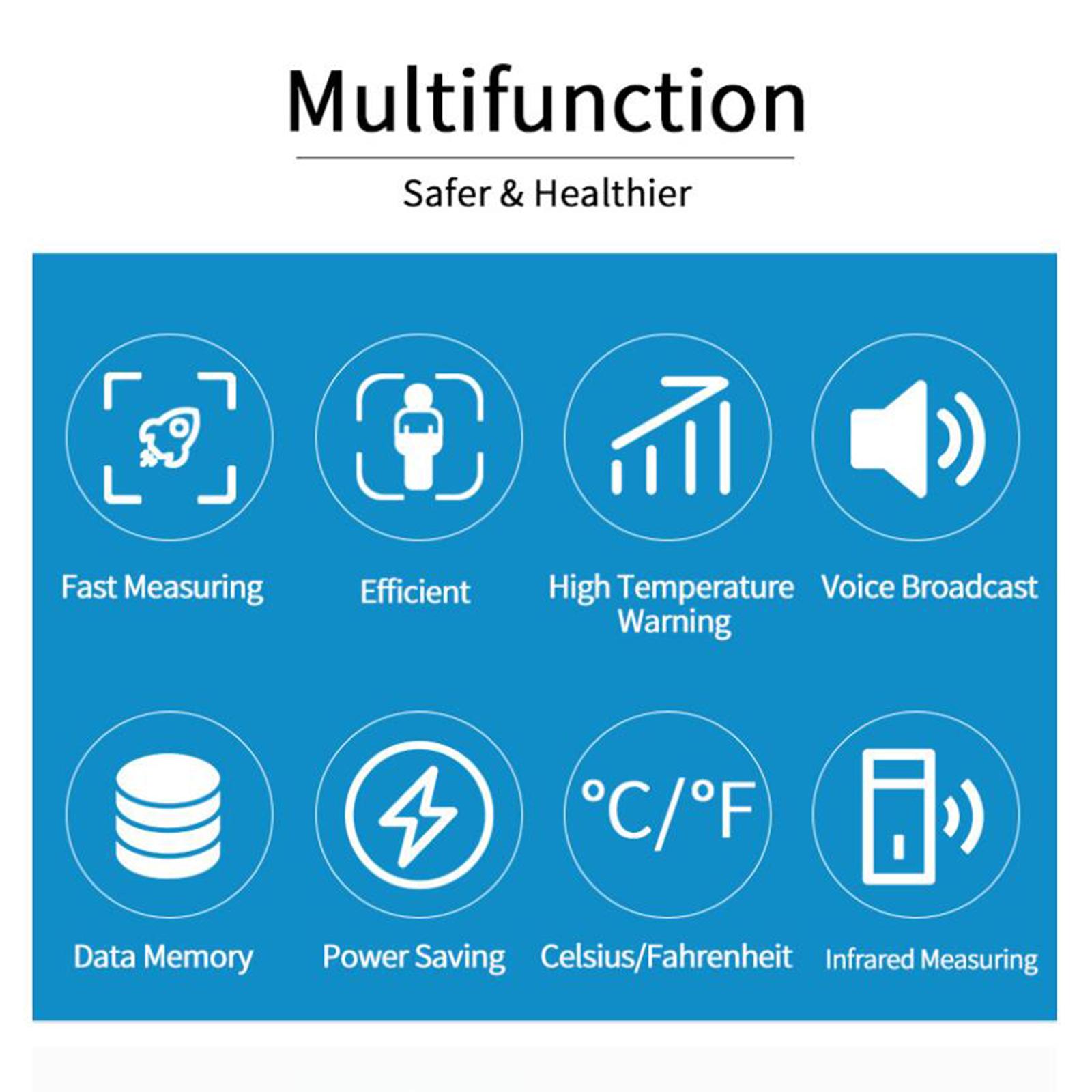 Wall-Mounted Body Thermometer Non- Infrared Digital Thermometer