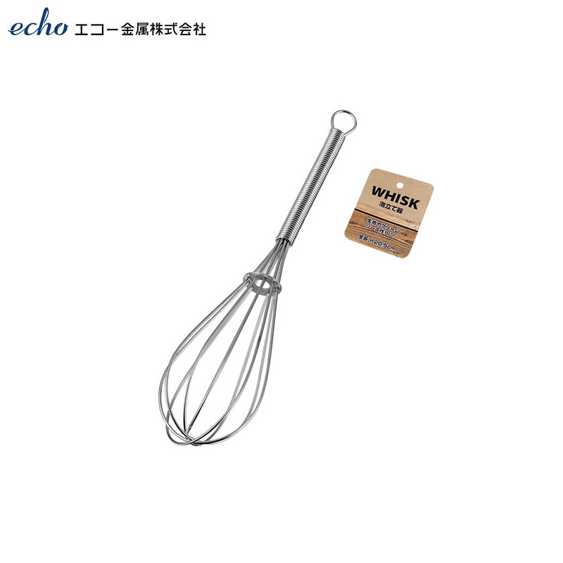 Dụng cụ đánh trứng làm bánh 100% inox Echo hàng nội địa Nhật Bản