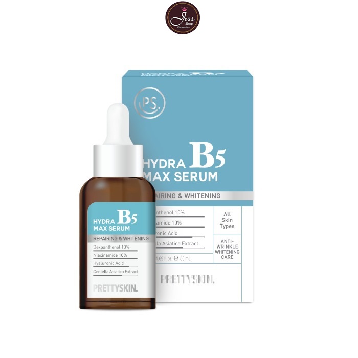 Tinh Chất Phục Hồi Dưỡng Trắng Prettyskin Hydra B5 Max Serum 50ml