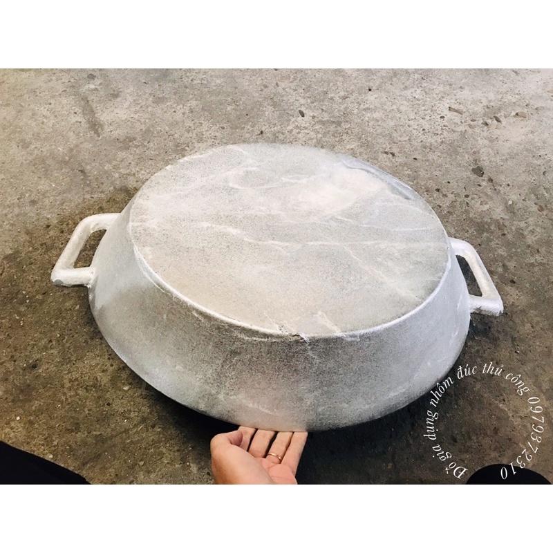 Chảo gang quân dụng cỡ lớn 56x9cm