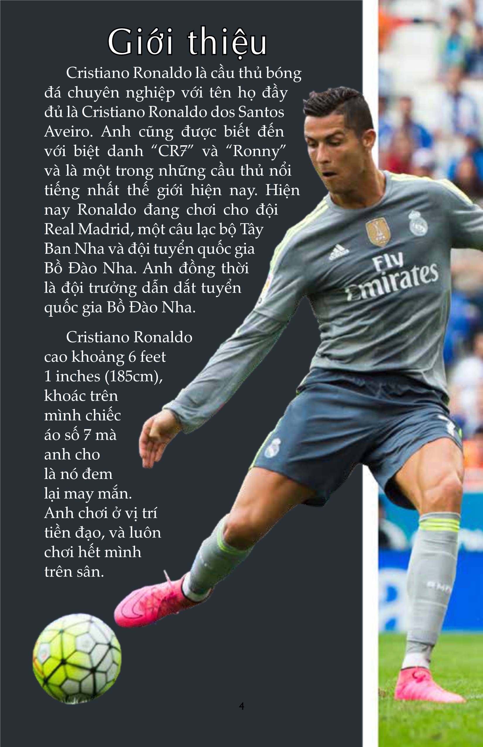 Cầu Thủ Bóng Đá - Cristiano Ronaldo