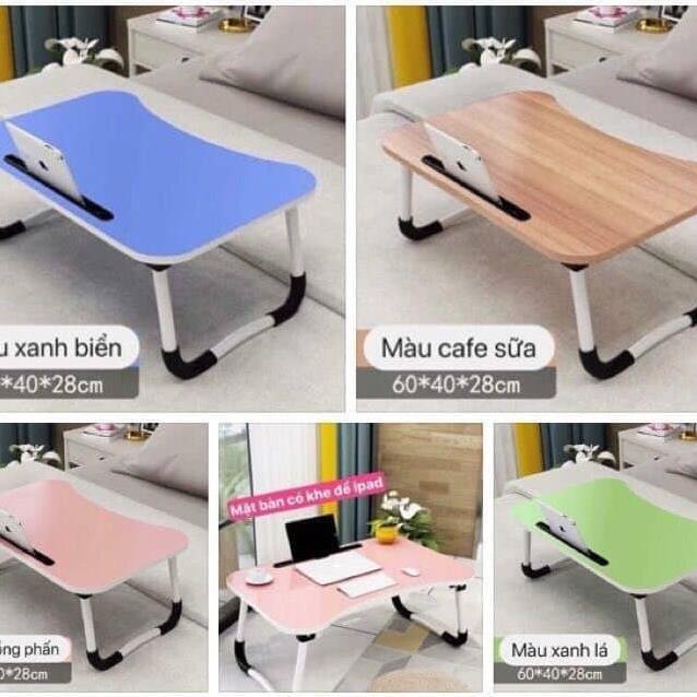 Bàn học gấp gọn thông minh có khe cắm dành cho ipad