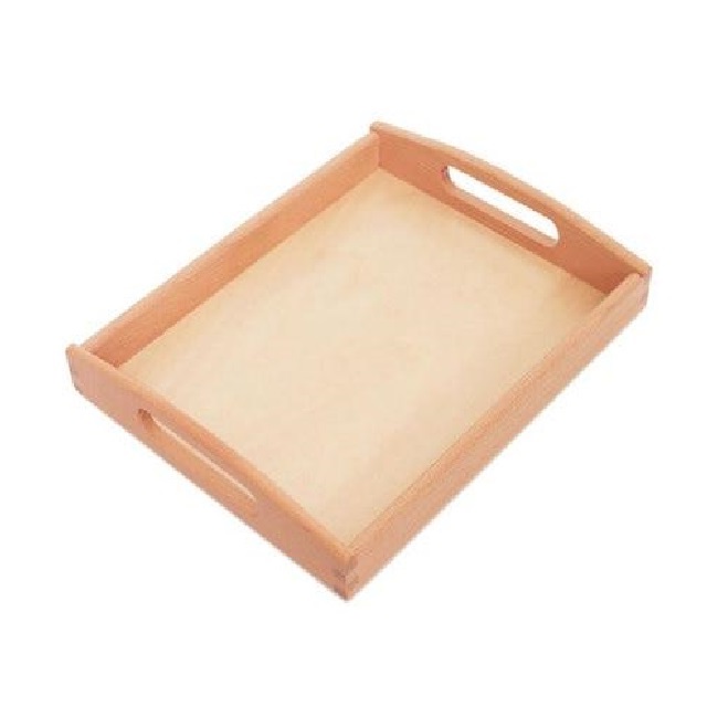 Khay gỗ đựng giáo cụ Montessori 30x40cm