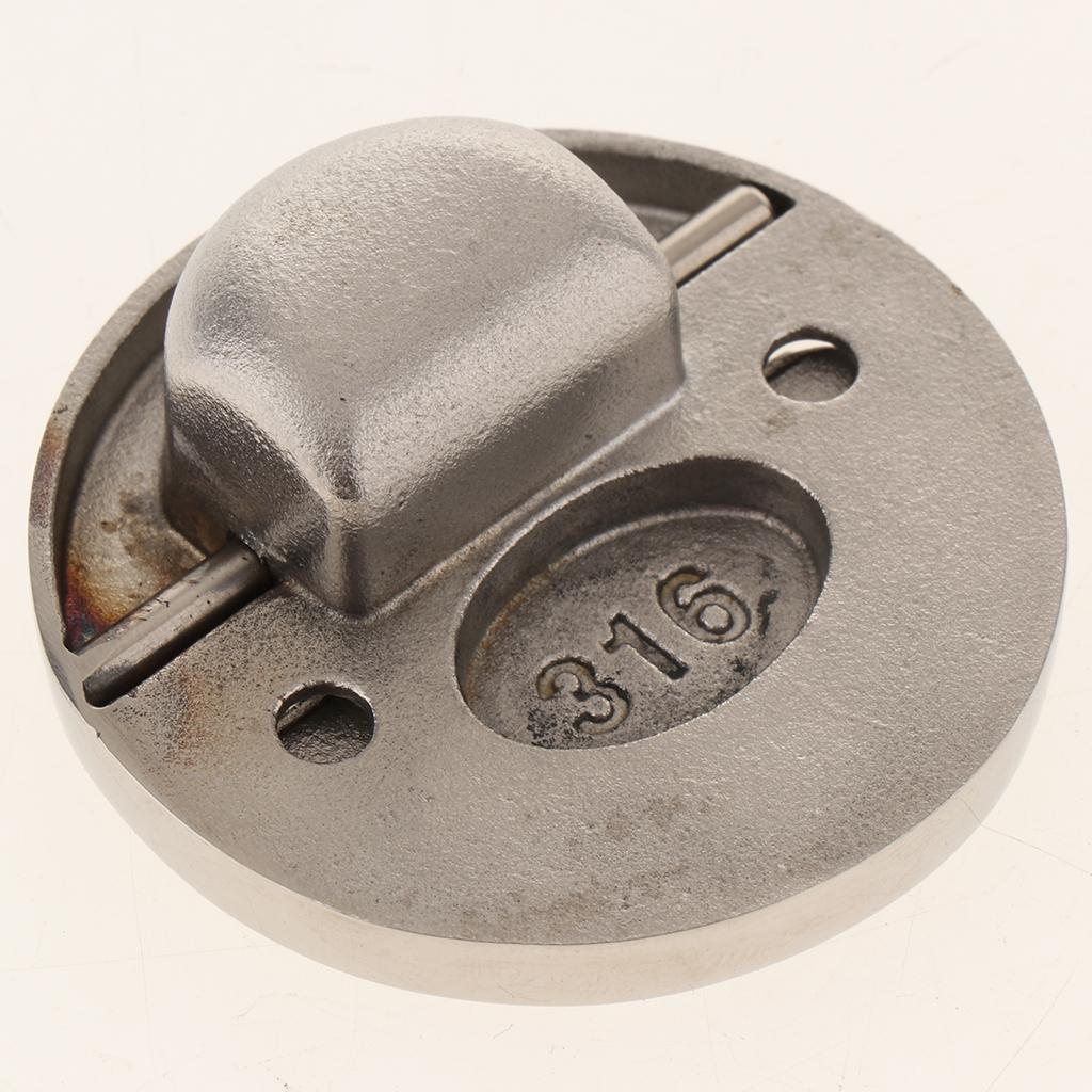 316 Stainless Steel Round Spring Loaded Flush Lift Handle