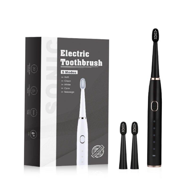 Bàn chải điện TEKKIN TI-864 5 chế độ tặng hộp đựng cá tính đánh cực mạnh - hàng chính hãng