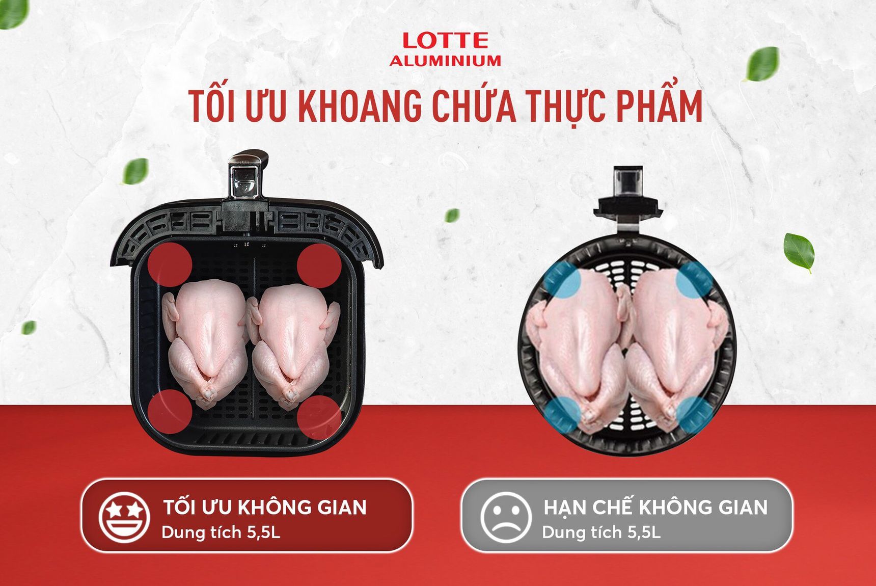 Hình ảnh NỒI CHIÊN KHÔNG DẦU LOTTE 5,5L model LTS - AF5SM - hàng chính hãng nhập khẩu Hàn Quốc