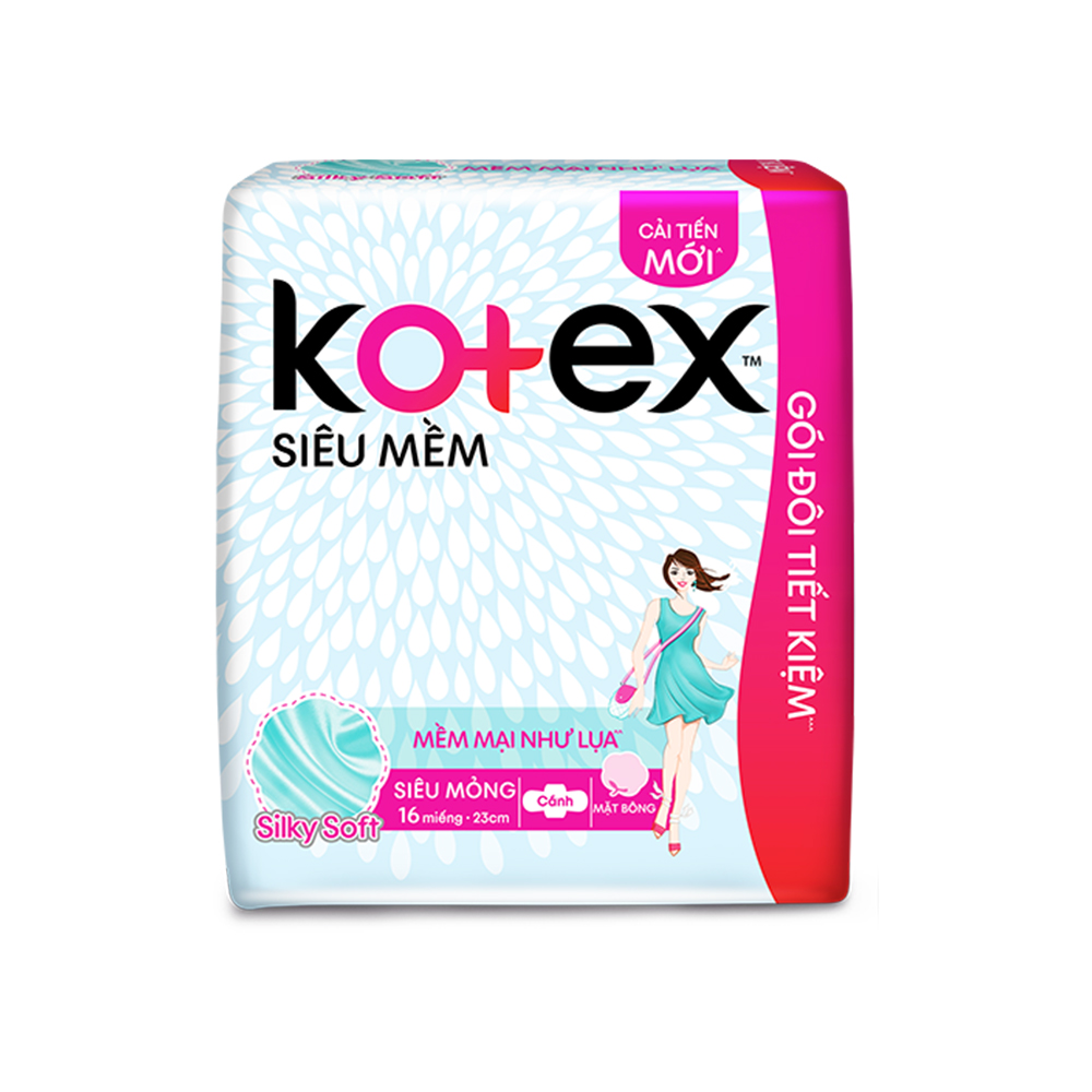 Combo 6 bvs Kotex Supersoft 16 miếng