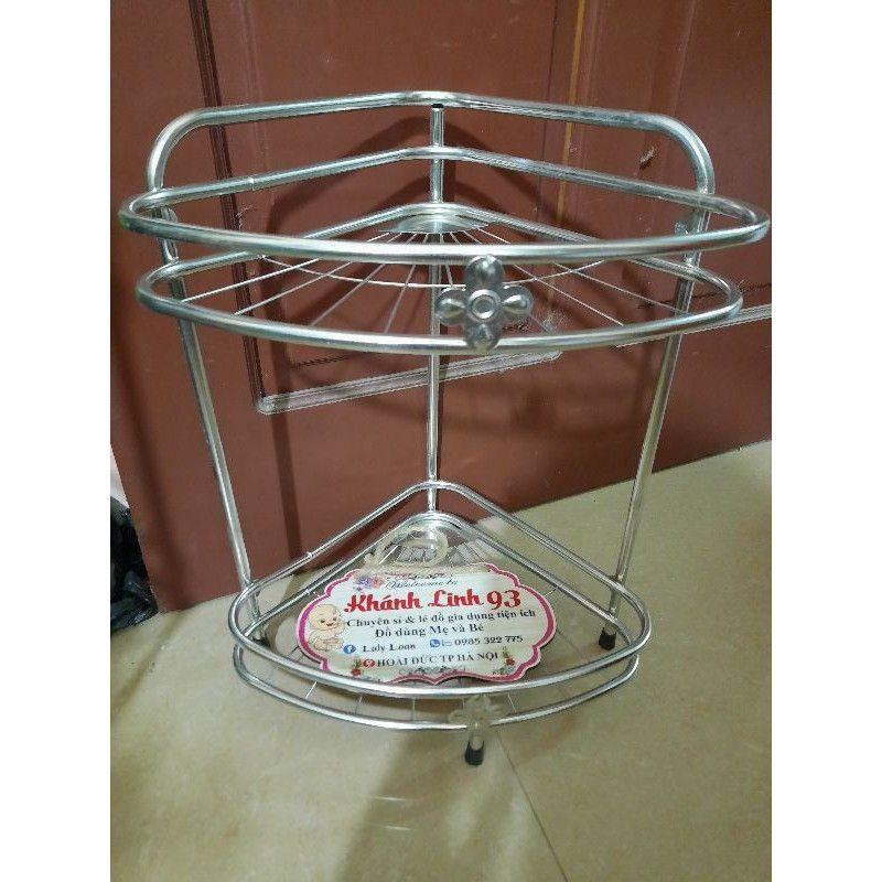 Kệ góc nhà tắm, kệ nhà bếp inox cao cấp hàng chuẩn dày
