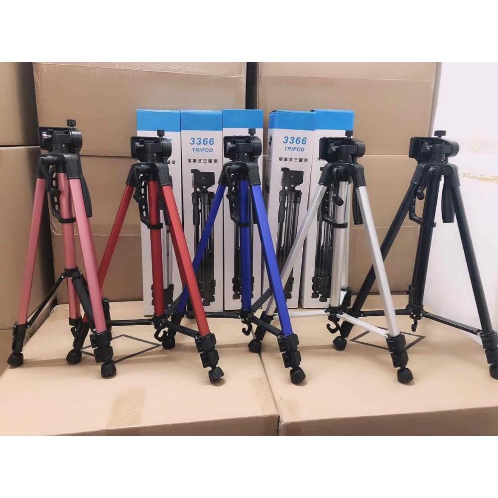 Gậy Tripod cho điện thoại và máy ảnh 3366 dài 1m5 cao cấp