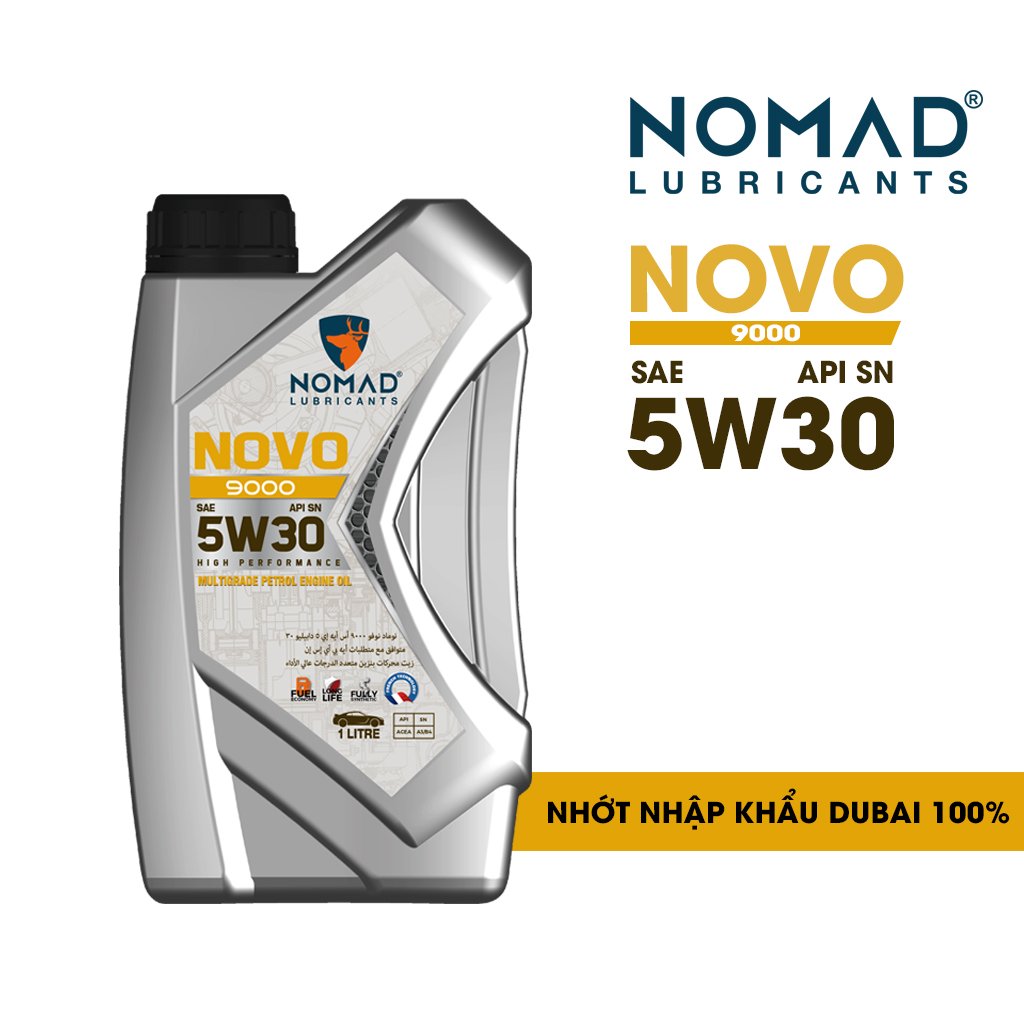 NHỚT XE TAY GA TỔNG HỢP TOÀN PHẦN 100% NOMAD 1L JASO MB - API SP - SAE 5W30