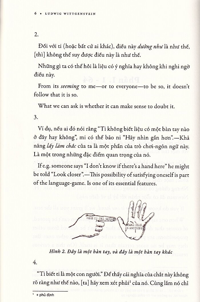 Về Tính Chắc Chắn - Ludwig Wittgenstein - Trần Đình Thắng dịch -