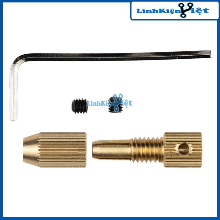 Đầu Kẹp Mũi Khoan Mini Trục 2.0mm Kẹp Mũi 2.3- 3mm Nhiều Kích Thước
