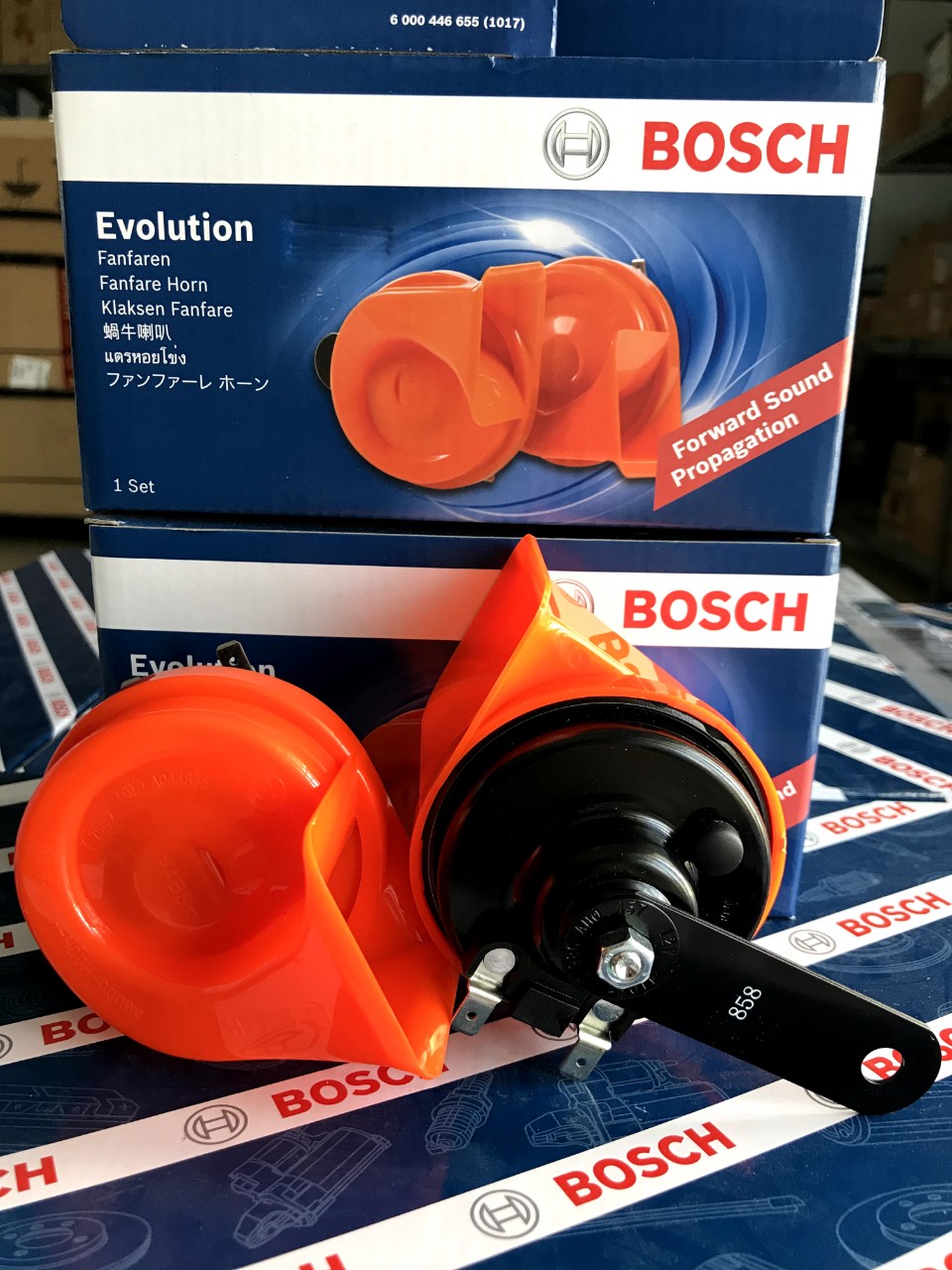 Cặp 2 Còi Bosch Còi Sò Evolution 12V Dành Cho Ô Tô Xe Tải
