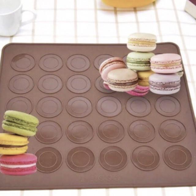 Khuôn bánh macaron silicon (30 ô)_kèm ảnh  thật