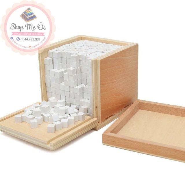 Giáo cụ Montessori - Bộ 1000 khối lập phương có kích thước 1x1x1cm