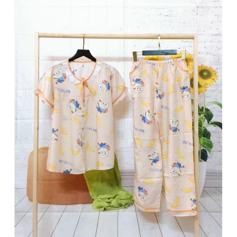{~42~61kg} Đồ Bộ Tiểu Thư Tole 2 da tay ngắn quần dài lọai 1