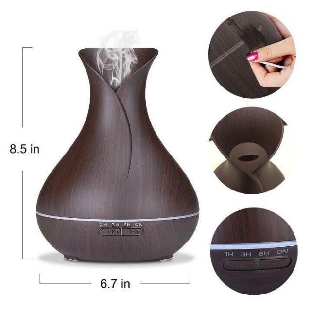 Máy khuếch tán tuylip 500ml MÁY XÔNG TINH DẦU