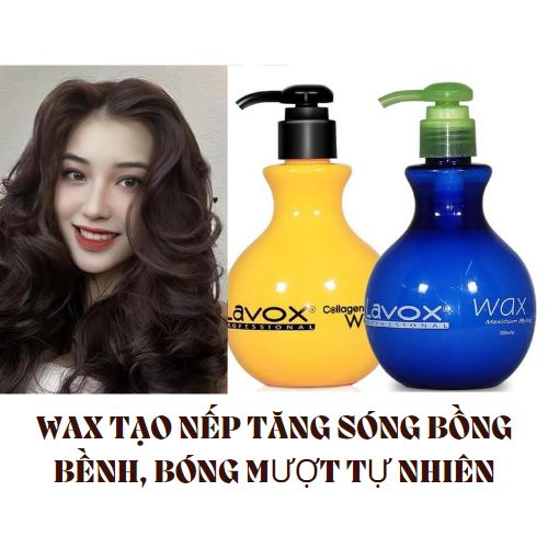 Wax dây tạo nếp tóc Lavox 300 ml ( Xanh - Vàng