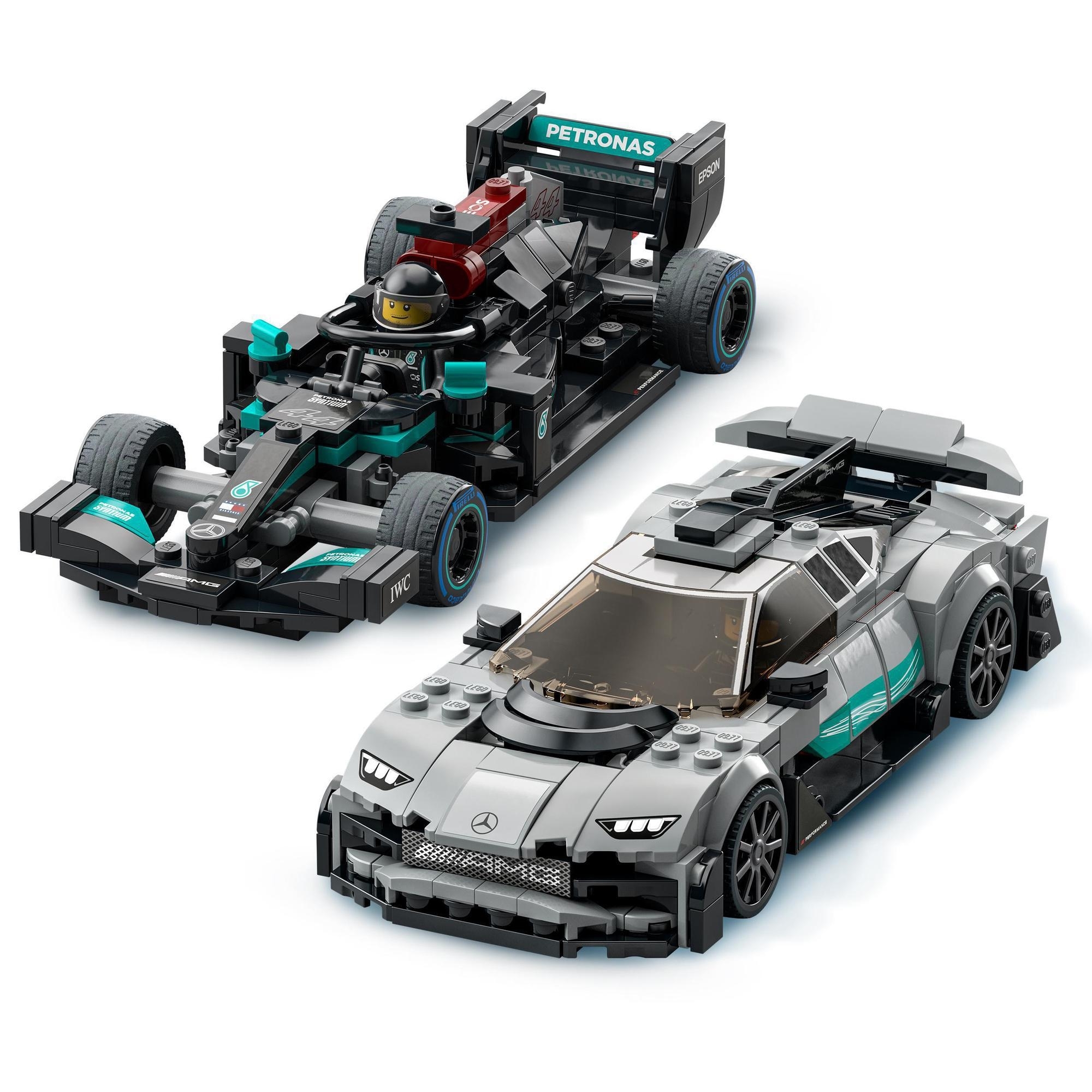 LEGO Speed Champions 76909 Siêu Xe Mercedes-AMG F1 W12 E Performance &amp; Mercedes-AMG Project One (564 chi tiết)