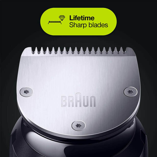 Tông đơ cắt tóc, cạo râu, tỉa lông mũi đa năng Braun 10 in 1