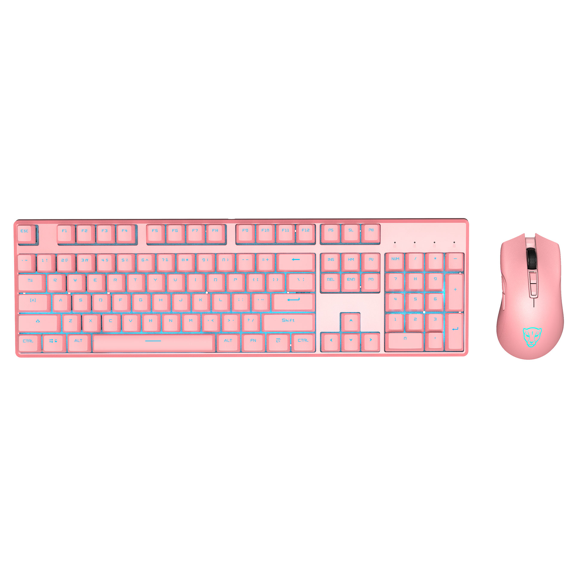 Bộ phím chuột Motospeed Combo CK700 PINK VERSION - Hàng chính hãng