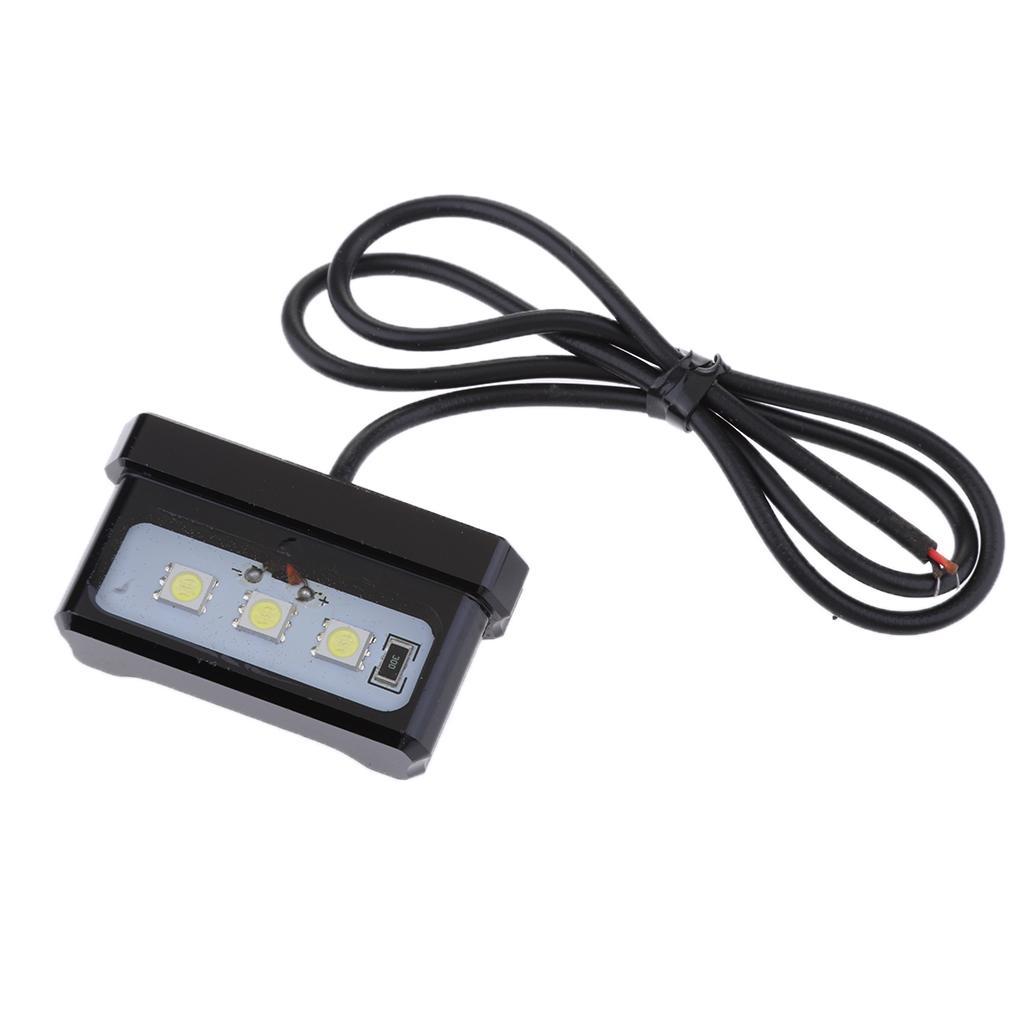 Motorcycle  Holder Light Rear Tail Lamp for   Black