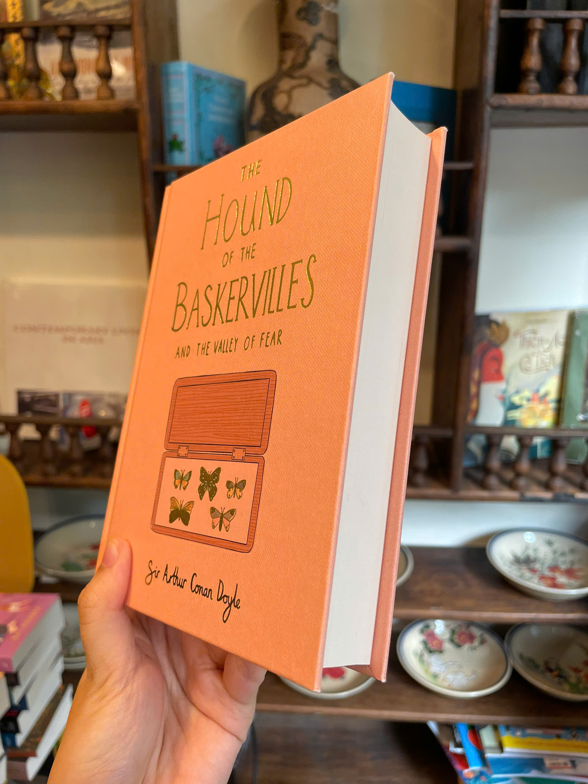 Sách - Hound of the Baskervilles & Valley of Fear by Sir Arthur Conan Doyle | Ngoại văn Bìa cứng