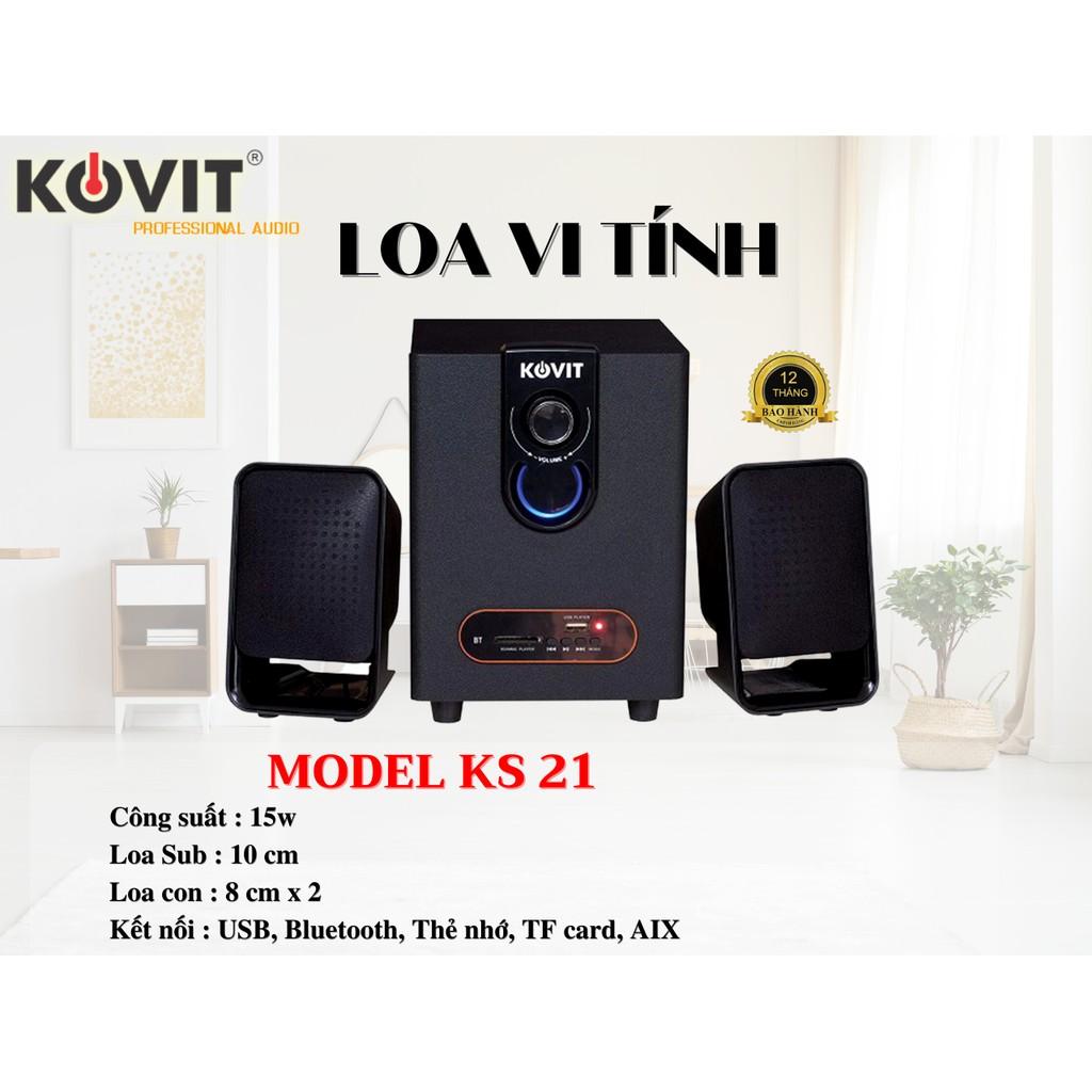 Loa vi tính có Bluetooth Kovit KS 21- hàng chính hãng